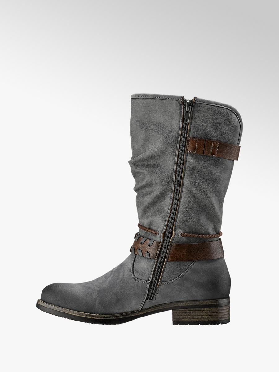 Damen Stiefel in grau von Rieker günstig im Online-Shop kaufen